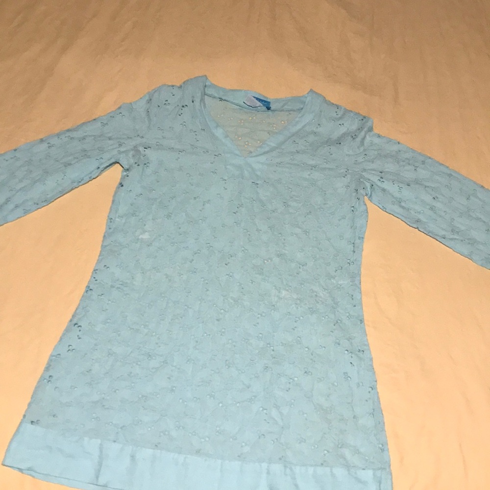 Fresh Produce Eyelet tunic/dress/coverup